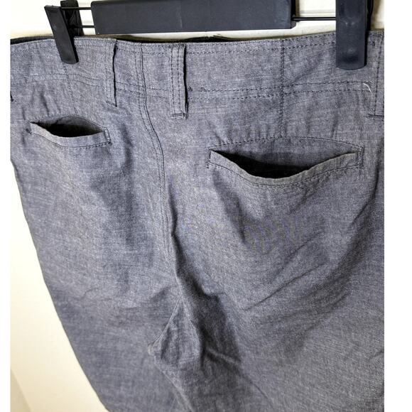 Faded Glory Mens Gray Chino Shorts Waist 36 - 100% Cotton Casual Vacation Wear - Picture 5 of 9